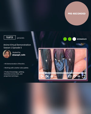 (Pamper Academy: Season 1, Episode 5) Anime Fundamentals with @japagel_nails