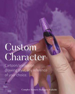 Custom Character Press-Ons