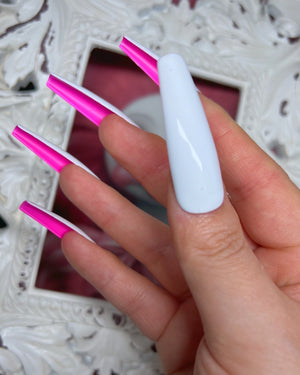 Polar White: Pink Bottoms