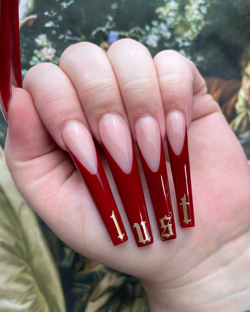 Lust-Pamper Nail Gallery-french tip 