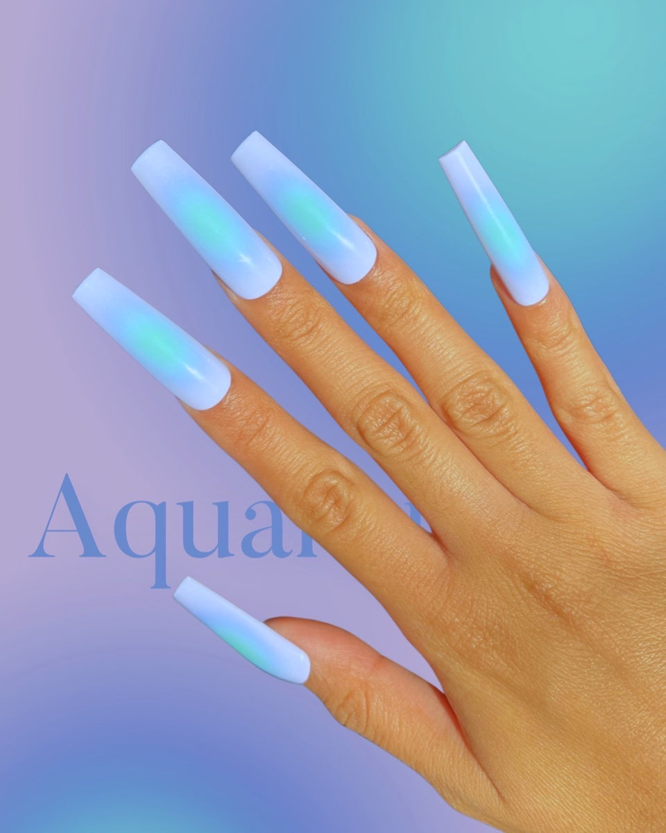 Aquarius Aura Pamper Nail Gallery