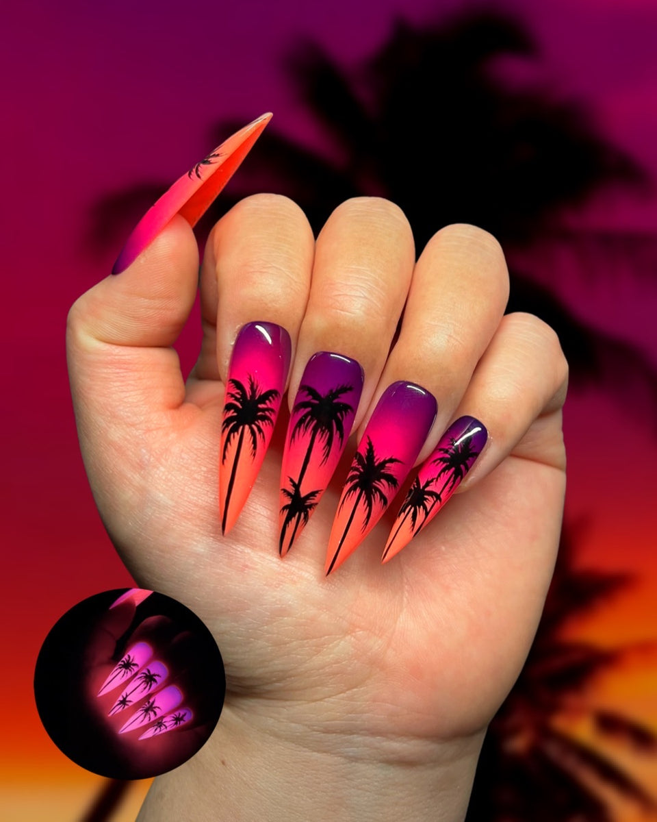 Violet Sunset Nails That Capture the Magic