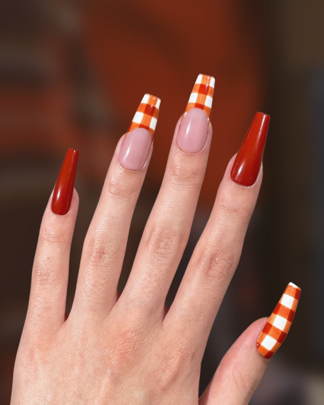 Pumpkin Spice Nails for Autumn Vibes