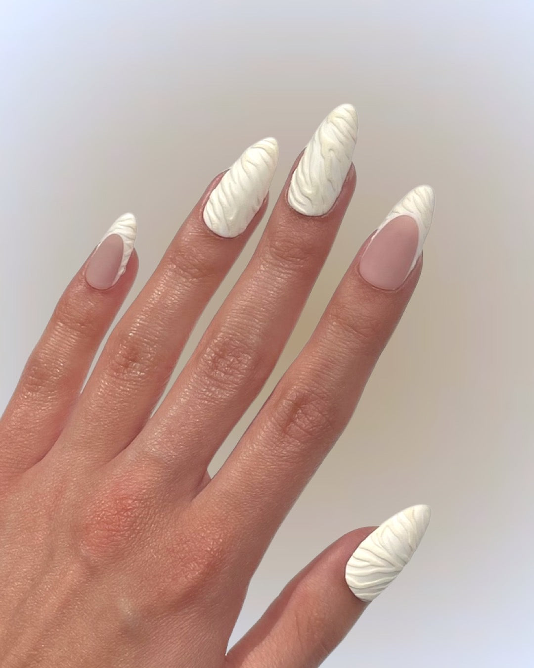 Cream Soda Zebra – Pamper Nail Gallery