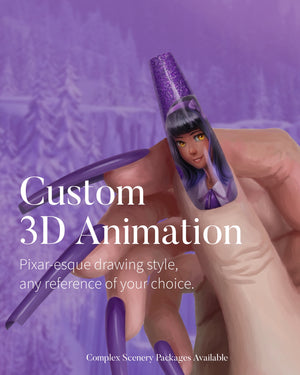 Custom 3D Animation Press-Ons