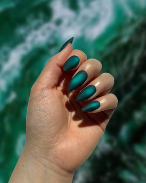 Deep Teal Sea Glass