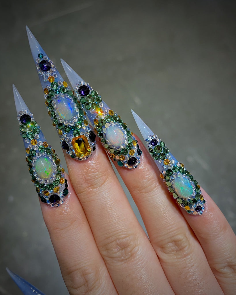 fleur d'opale: Summer-Pamper Nail Gallery-high jewelry 
