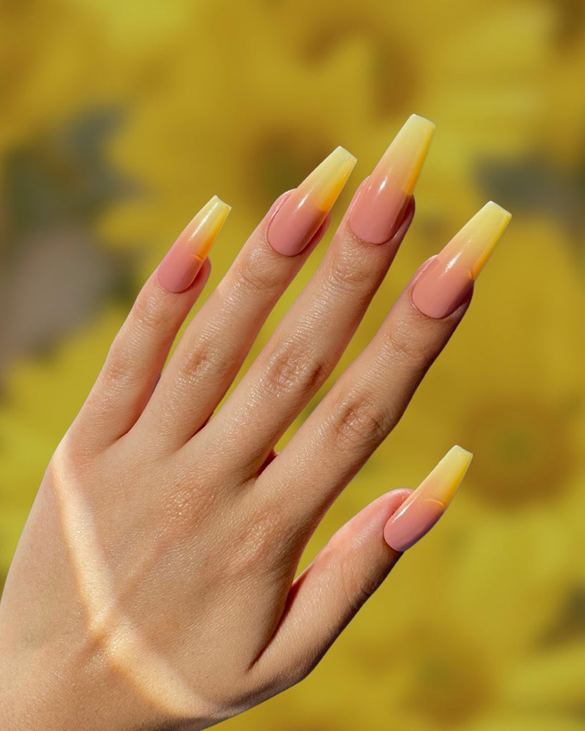Daffodil Ombre-Pamper Nail Gallery-ombré