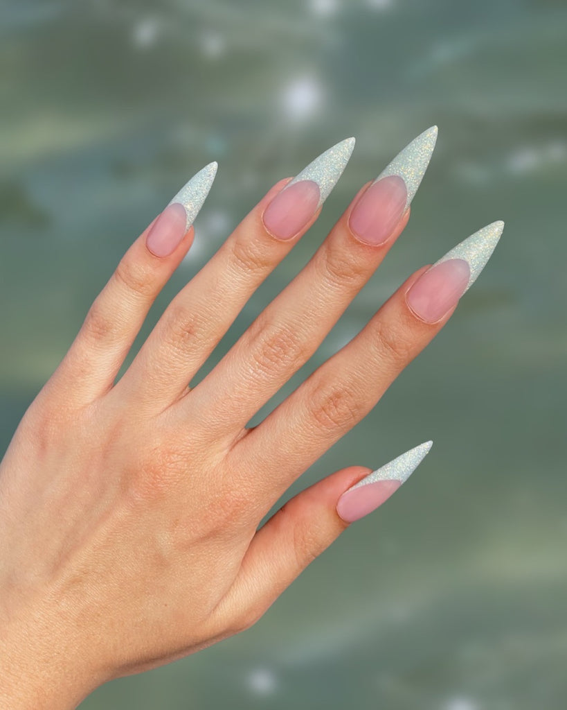 Sparkling Sage French-Pamper Nail Gallery-season of sun