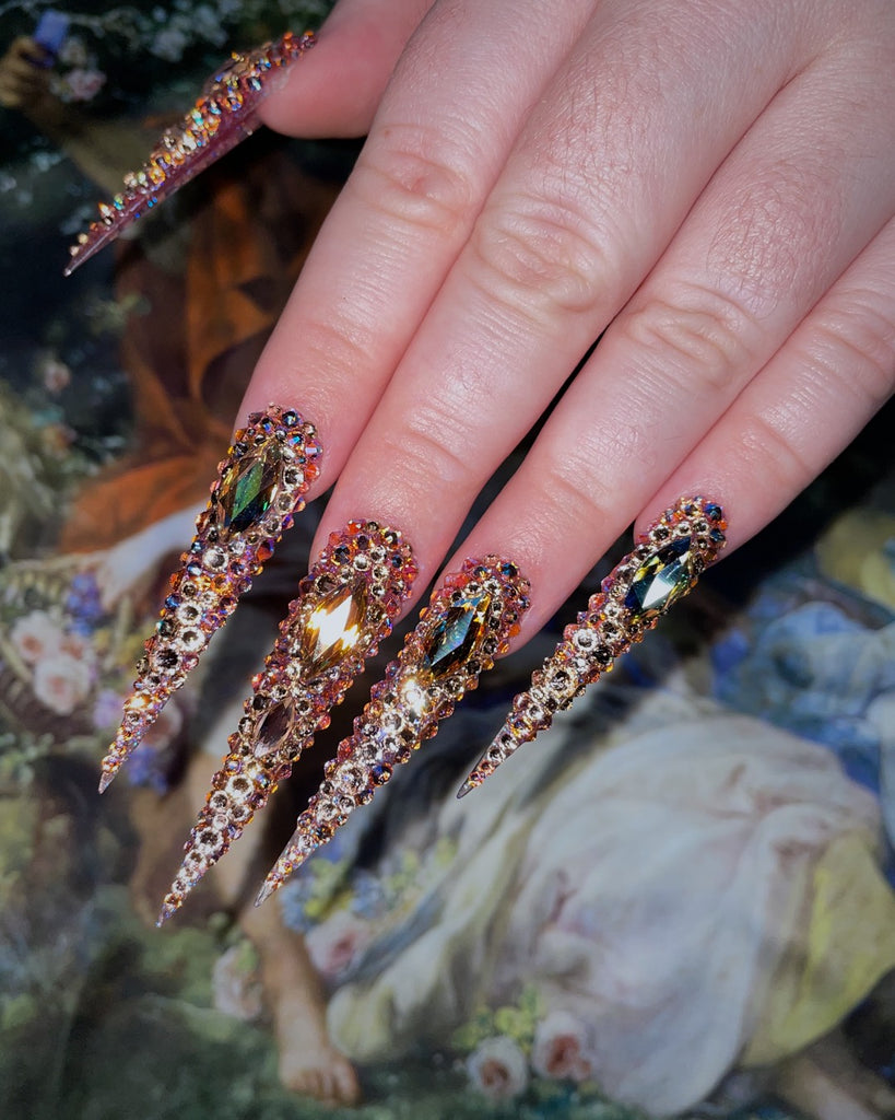 Jeweled Nails – Pamper Nail Gallery