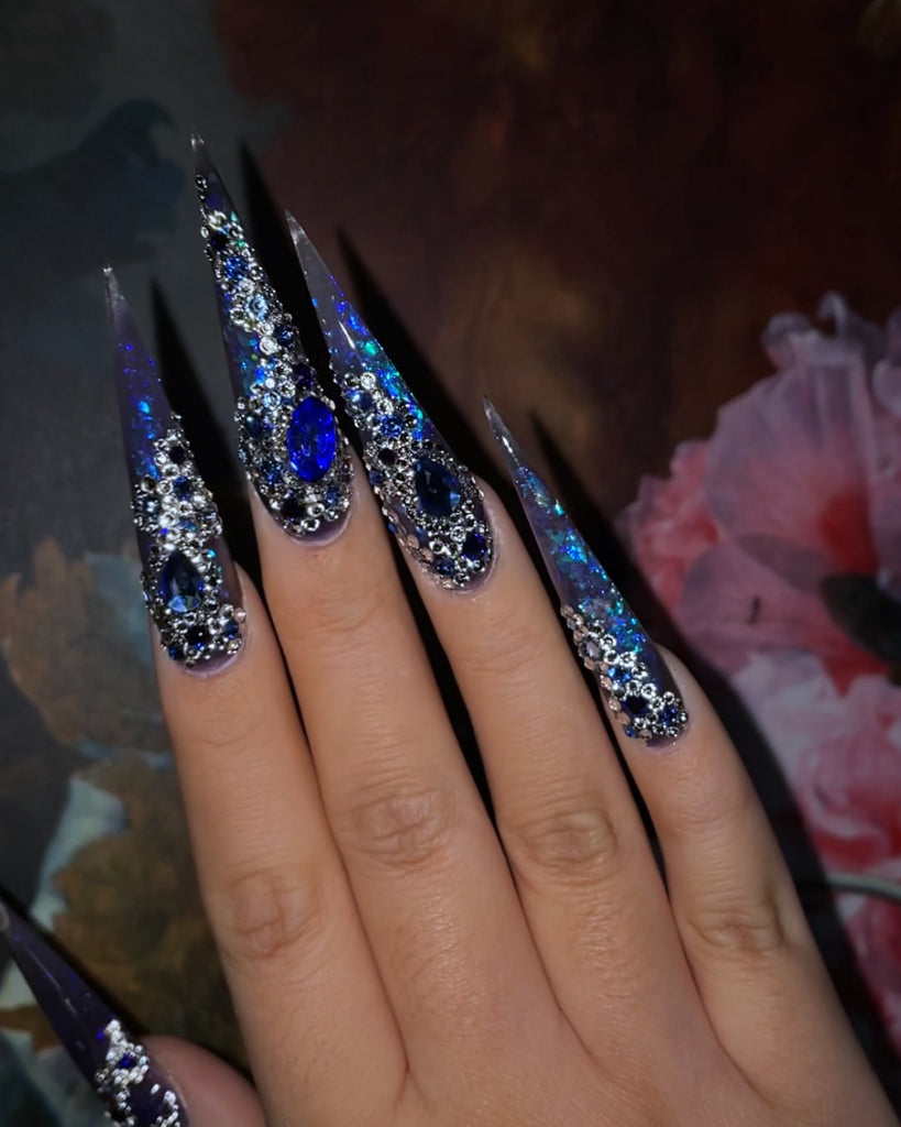 Hall Sapphire-Pamper Nail Gallery-high jewelry 
