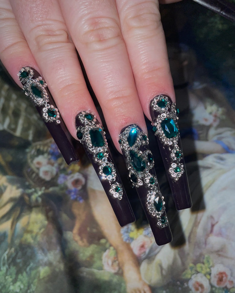 Taylor Emeralds-Pamper Nail Gallery-high jewelry 