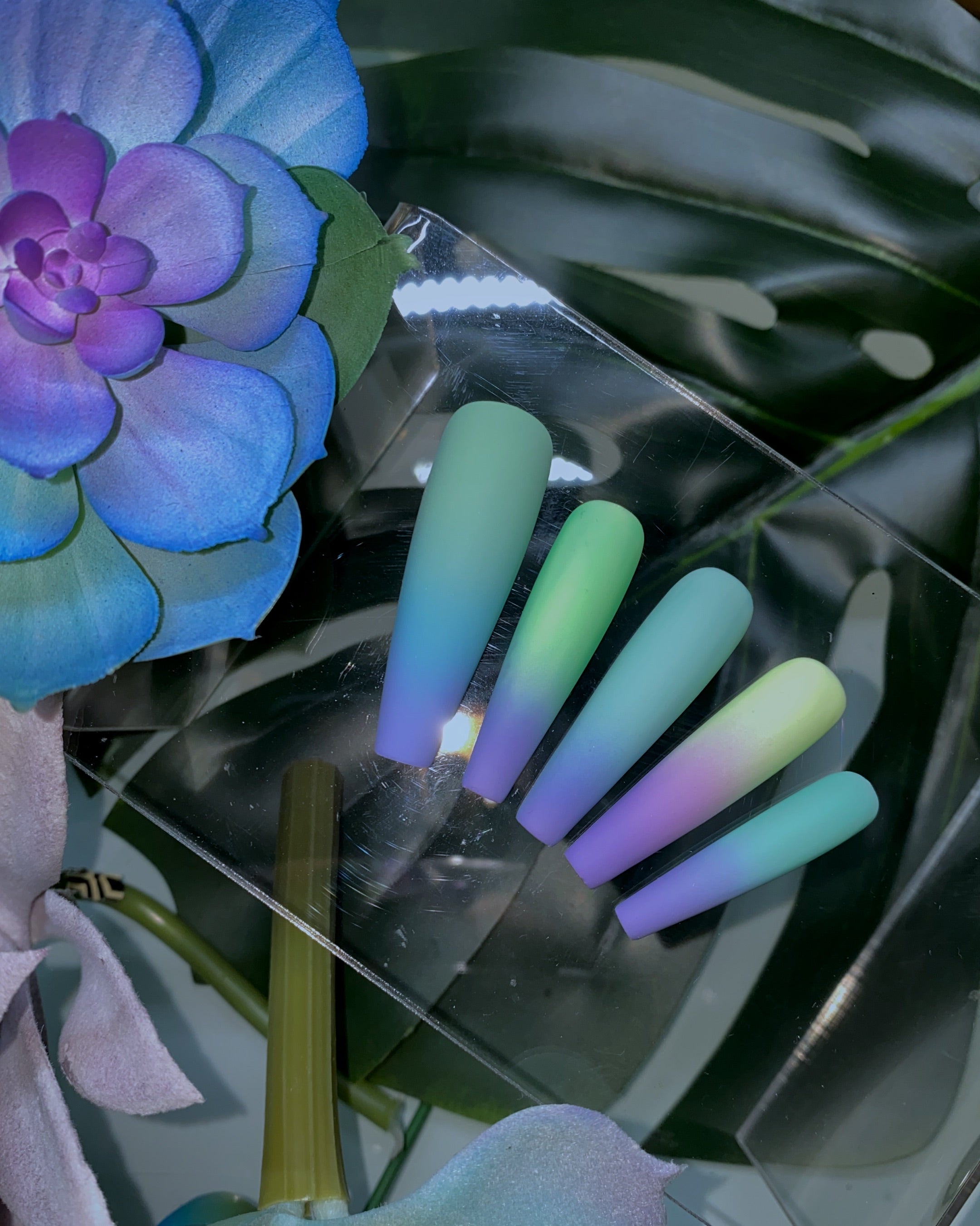 succulent nails Succulent – Pamper Nail Gallery