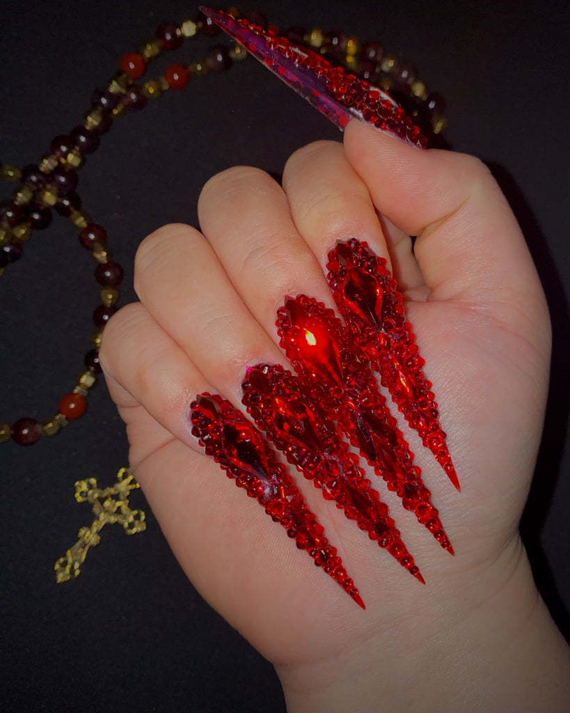 Basilisk-Pamper Nail Gallery-nail jewelry 