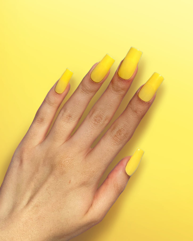 Pastel Yellow-Pamper Nail Gallery-solid color