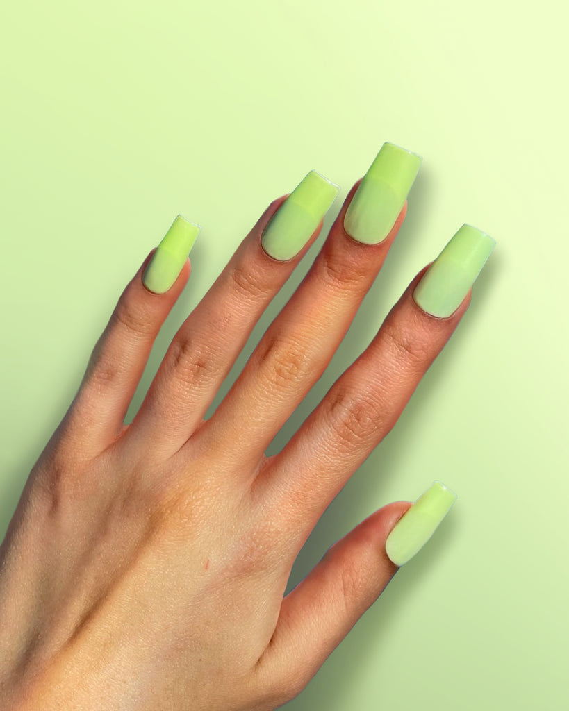 Pastel Green-Pamper Nail Gallery-solid color