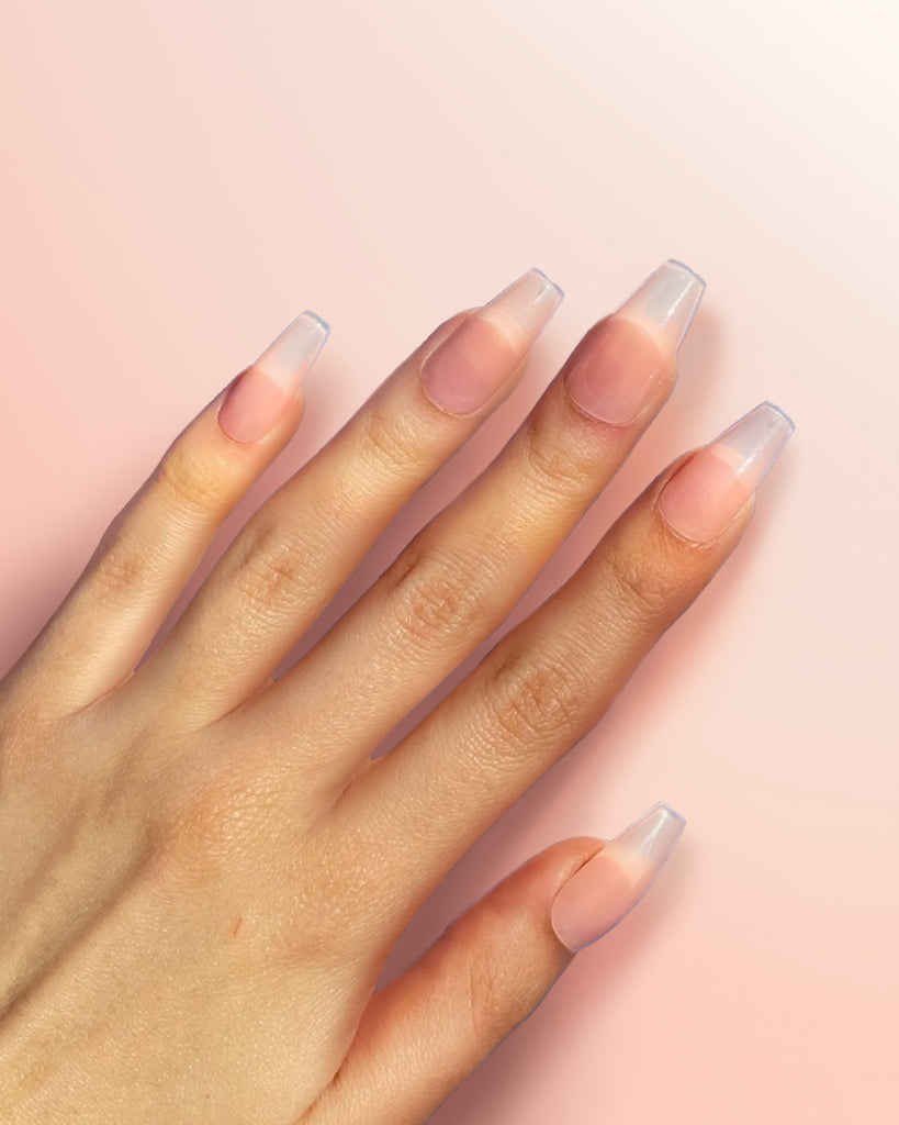 Light Peach (Sheer)-Pamper Nail Gallery-solid color