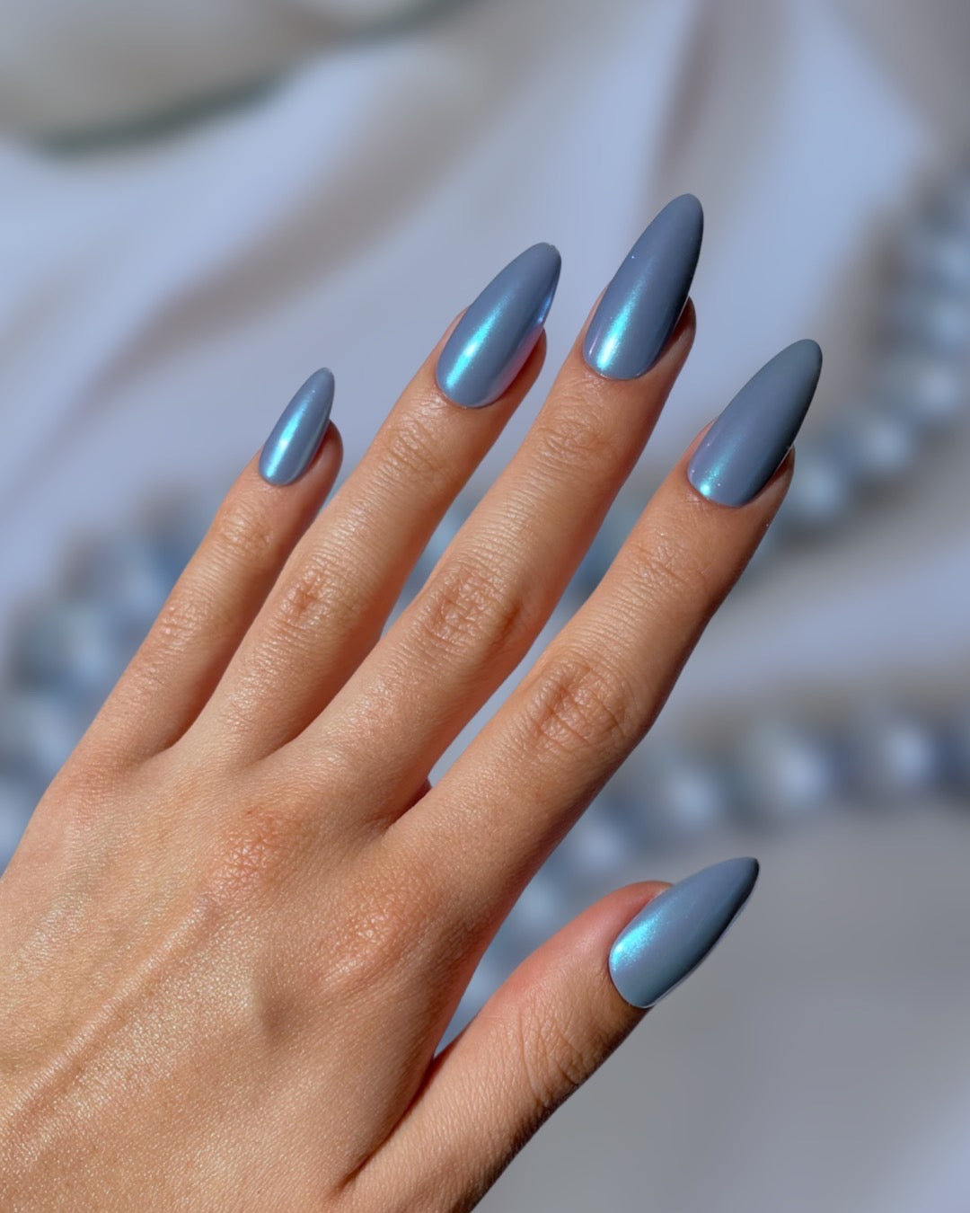 Buy VIKSON INTERNATIONAL 18 Pcs Set of 12 pcs BLUE MATTE finish 6 pcs  GLITTER SHIMMER BLUE nails False Nails Acrylic Full Fake NailS WITH 1 NAIL  GLUE STICKER SHEET Online at