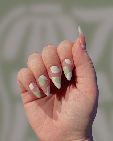 Sage Ombre – Pamper Nail Gallery