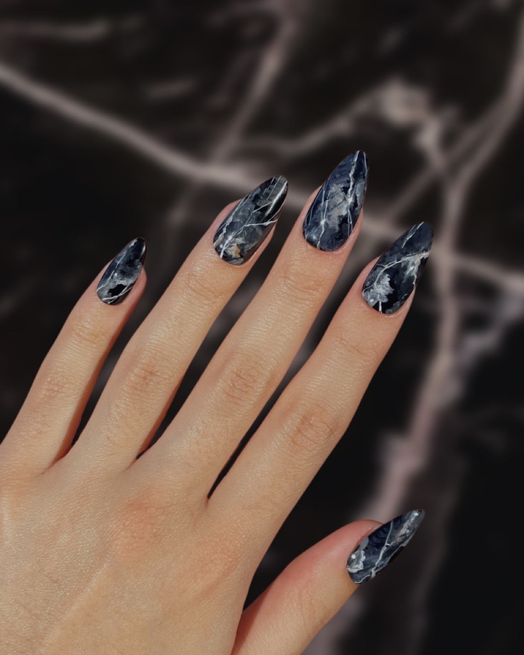 Nail Art That Feels Like Marble Magic