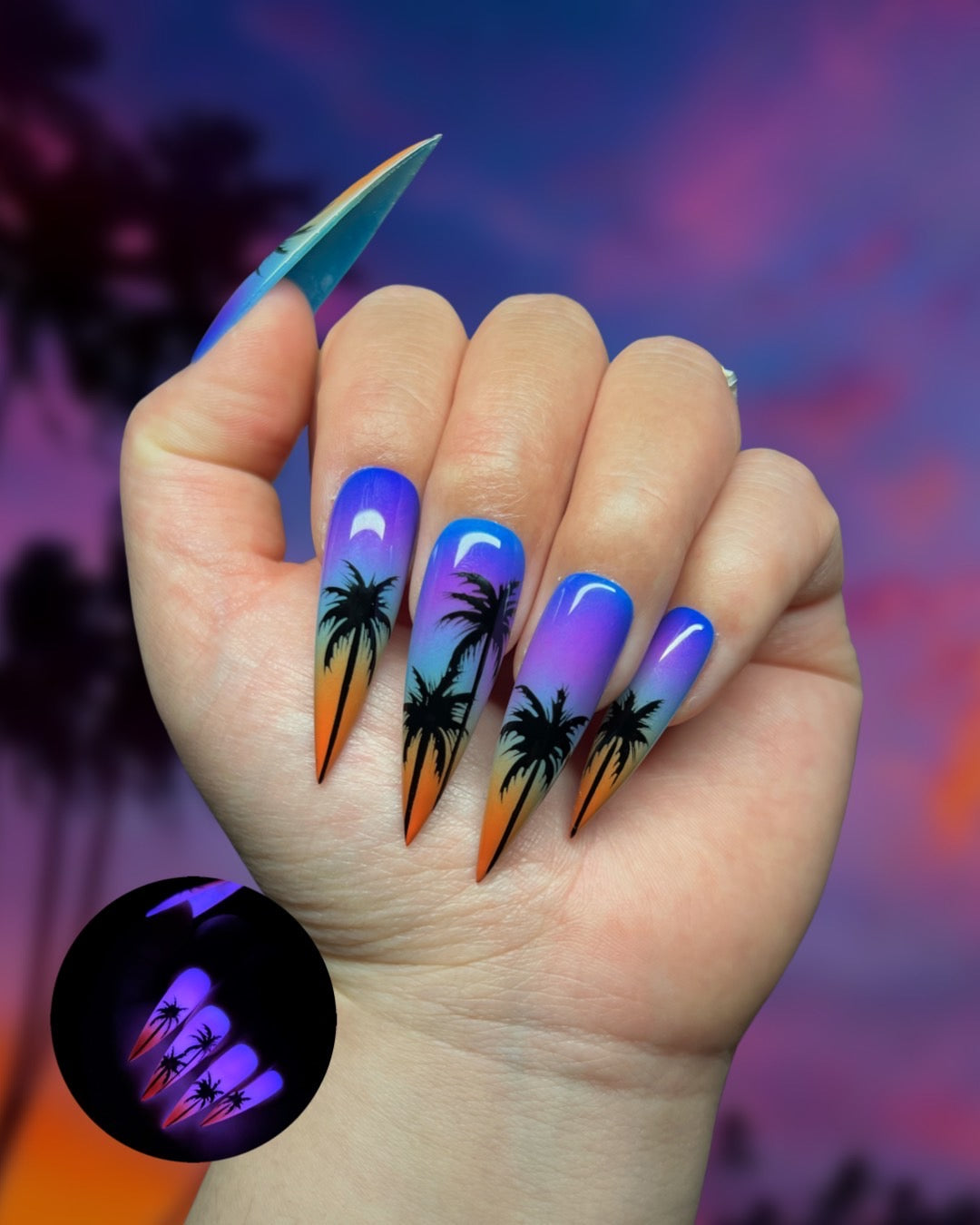 Violet Sunset Nails That Capture the Magic